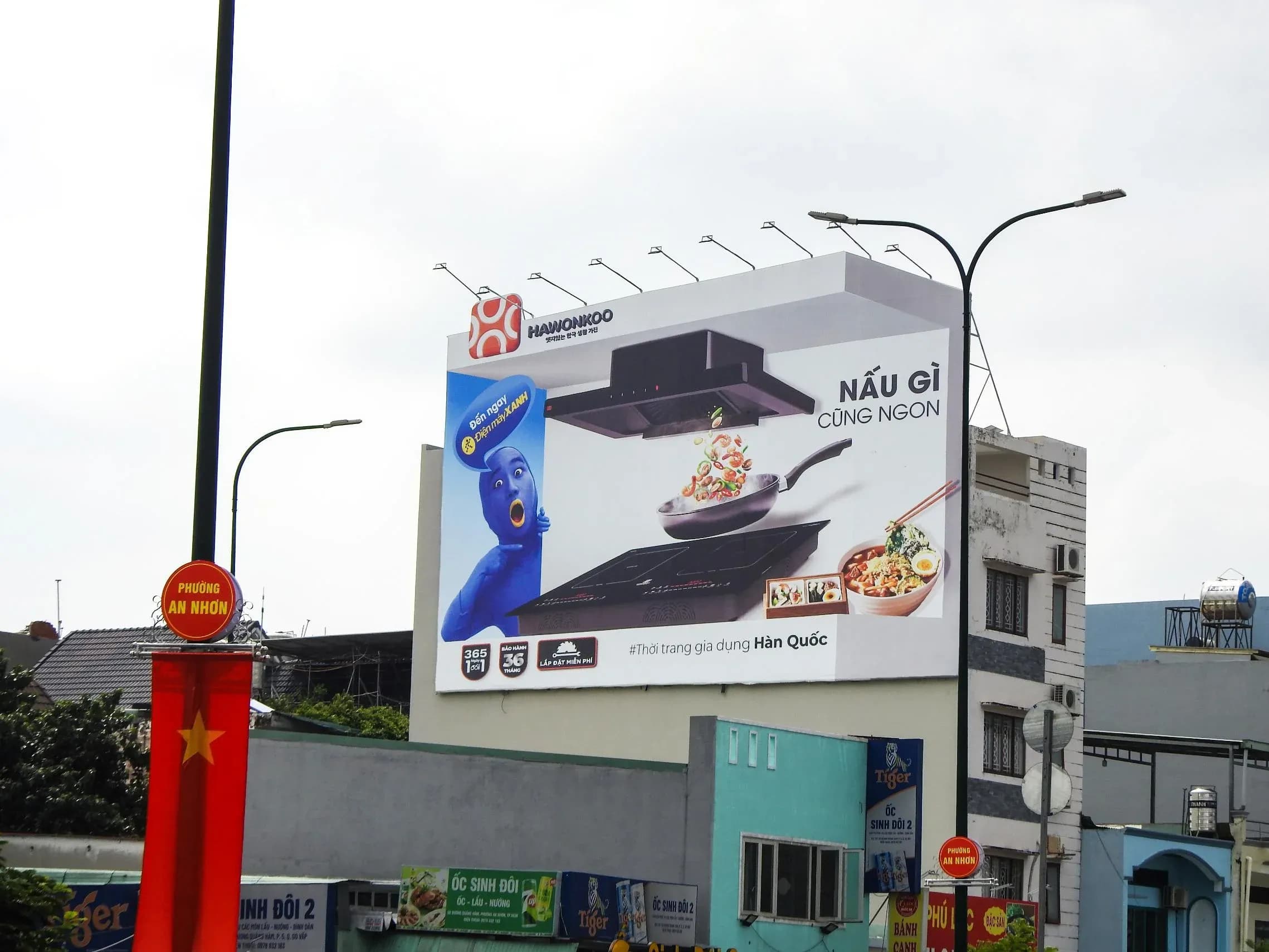 Phối cảnh Hawonkoo × Điện Máy Xanh ban ngày – 42 Dương Quảng Hàm, TP. Hồ Chí Minh