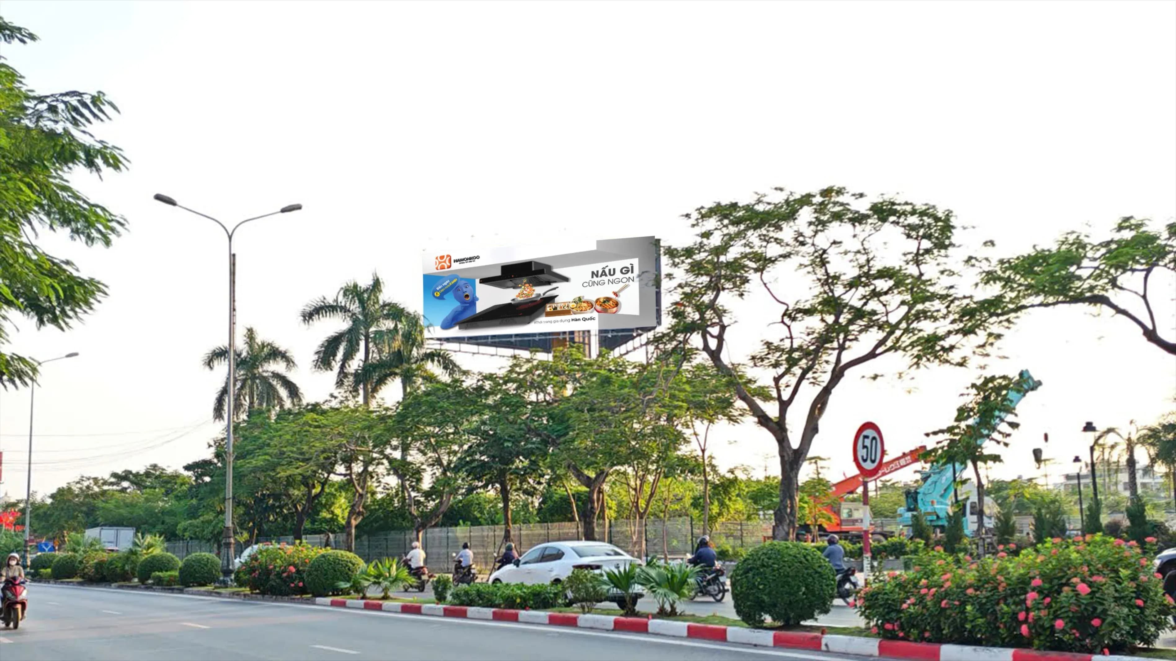Phối cảnh Hawonkoo × Điện Máy Xanh ban ngày – Cầu Rào, Hải Phòng