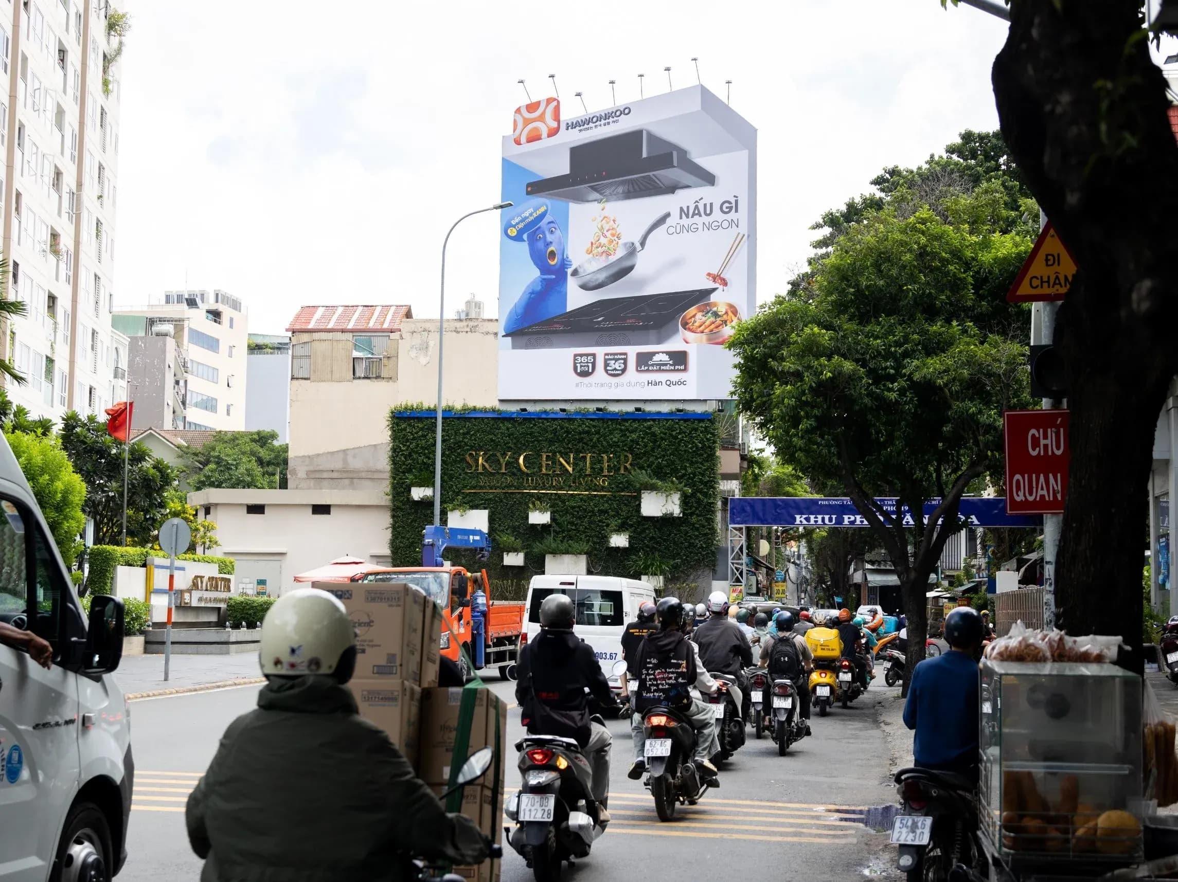 Phối cảnh Hawonkoo × Điện Máy Xanh ban ngày – 01 Thích Minh Nguyệt, TP. Hồ Chí Minh